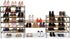 Closet, Countryside 2-Tier Seville Classics Sturdy Freestanding Storage Shelf for Bedroom, Entryway, Dorm Room