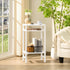 3-Tier YUFAM Side Table End Table Tall Night Stand for Living Room Bedroom Bathroom Office Furniture White