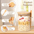 Xileanalee Lids,4 Pack 18oz Overnight Oats Containers with Overnight Oats Jars with Spoons,Salad Meal Prep Jar