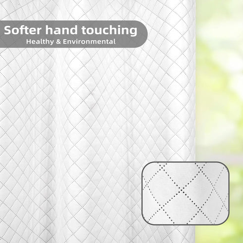 50 Inches 58 Inches DriftAway Soundproof Thermal Insulated Quilted Curtain Liners for Bedroom Sound Barrier Blackout
