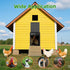 Anti-Pinch Automatic Chicken Coop Door, Battery Powered Electric Chicken Coop Door with Smart Timer, Sensor, LCD