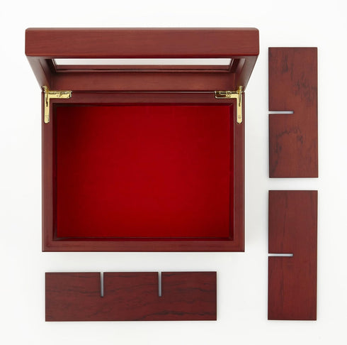 Tea Box - Luxury Wooden Tea Bag Organizer, 6 Compartment Storage Chest from The Apace Premier Collection