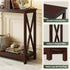 2-Tier ZENY Console Table, Entryway Table, Narrow Sofa Table with Shelves, Entrance Table for Living Room, Hallway