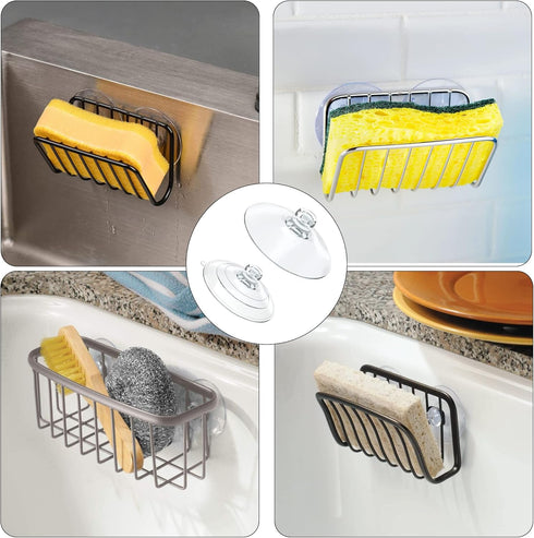 Sponge Holder Suction, Replacement Suction Cups for Sponge Holder, Kitchen Sink Caddy Suction Cup, suction cups