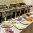Serving Set, HaWare 6 Pieces Stainless Steel Silverware Utensils, Pearled Edge Hostess Set for Buffet Party, Mirror