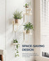 3pcs Bamworld Wall Plant Holder Wall Planters for Indoor Plants Plant Hanger Indoor Window Plant Shelves Hanging Plant