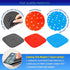 Reusable Silicone Air Fryer Liners, Easy Clean Accessories with Magnetic Cheat Sheet, Non-Stick Parchment Paper