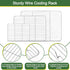 E-far Baking Sheet with Cooling Rack Set, 3 Pans + 3 Racks, Stainless Steel Cookie Sheets for Oven