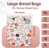 2 Pack- 17"13" Beeswax Bread BagsExtra Large Reusable Sourdough Bread Bags for Homemade Bread