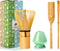 TEANAGOO Japanese Matcha Ceremony Accessory Set, Matcha Whisk, Bamboo Scoop, Tea Spoon, Green Celadon Holder
