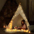 Star String Lights 10Ft, 20 LED Fairy Lights, Battery Operated Waterproof Indoor Outdoor Twinkle Christmas Lights