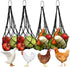 DMIMIA Chicken Vegetable Fruit Hanging Feeder 4Pcs, Reusable String Bag with Hook for