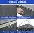 Surblue Under Bed Shoe Storage Organizer, Fits 24 Pairs of Shoes, Set of 2, Grey with Clear Cover