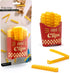 Fries Clips, 12 Cute French-Fries-Shaped Bag Clips, Fun Bag Clips for Food in a Magnetic Box, Cute Kitchen Accessories