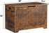 Nouva 30 Inches Wooden Storage Chest Storage Box Large Entryway Bench with Safety Hinges for Living Room Bedroom
