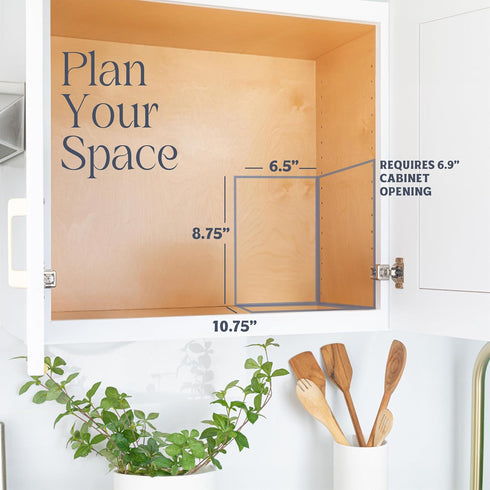 HOLDN’ STORAGE Pull Out Cabinet Organizer for Spices, Cans - Heavy Duty with Lifetime Limited Warranty, Pull Out Spice