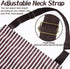 SATINIOR 3 Pieces Women Waterproof Apron with Pockets, Adjustable Cooking Aprons for Baking Household Cleaning