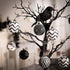 Valery Madelyn 30ct Halloween Ornaments Set, Black and White Shatterproof Christmas Ball Decorations, 2.36 Inch for