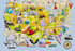 J Rombol 4x6, Educational USA Map Area Rug Playroom Bedroom Classroom Rug for Kids, Stain Resistant Toddler Baby