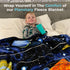 Dawhud Direct Fleece Throw Blanket - 50x60-Inch Plush Space Design for Kids and Adults, Soft and Cozy