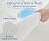 California Design Den Premium Waterproof Mattress Protector, King Size, Soft, Cooling, Noiseless, Deep Pocket, Machine
