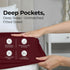 Utopia Bedding Queen Fitted Sheet - Deep Pocket Soft Microfiber Bottom Sheet, Red Burgundy, Easy Care