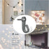 Pack of 46 Q Hanger Screws and Hooks for Outdoor String Lights, Garage Party Decor