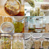 304 Stainless Steel Sprouting Lids - 6 Pcs for Wide Mouth Mason Jars, Making Organic Sprout Seeds