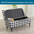 Bands,S,04 CRFATOP Printed Rectangle Ottoman Stool Cover Stretch Folding Storage Footstool Bench Slipcovers Upholstered