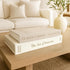 Set 2 Vine Creations Decorative Books - of Linen Hardcover Boxes with Storage - Aesthetic Fake Books for Decoration