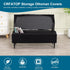CRFATOP Jacquard Rectangle Ottoman Stool Cover Stretch Folding Storage Footstool Bench Slipcovers Upholstered Foot