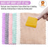 24 Pack 16 19 Inch Kitchen Dishcloths - Does Not Shed Fluff - Reusable Dish Towels, Dish cloths, Super Absorbent Coral