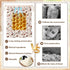 Acellegic (2 13x17in 10in 100% Reusable Beeswax Bread Bags for Homemade Bread Sourdough Pcs Bags + Bowl Cover) Floral