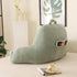 Flannel,Standard(17inch)) Reading Pillow for Bed,Large Backrest Reading Pillow with Arm Rest,Back Rest Support Cushion