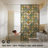 DKTIE Static Cling Decorative Window Film, Non Adhesive Privacy Film for Bathroom Shower Door, 17.7 x 78.7 Inch