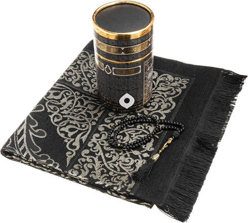 Set Modefa Islamic Gifts Prayer Mat | Thin Woven Praying Mat Muslim Prayer Rug | Muslim Gifts for Men Ramadan Gifts