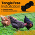 Harvesto 1-1/2" (25' 25) Heavy Duty Bird Netting for Chicken Coops & Runs | Tree & Garden Netting Mesh | Keep Hawks