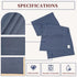 36 Inches 100% Blue,14x36) Linen Table Runner Long, Natural Table Runners Small Runner for Coffee Table Kitchen Dining