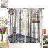 Sailboat 42x54in Nautical Curtains, Vintage Map Lighthouse Anchor Starfish Boat Anchor Sea Animal Blackout Window