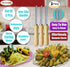 Zucchini Squash Vegetable Corer 3 pcs Stainless Steel Core Remover Tool, 8" Long for Stuffed Vegetables, Eggplant,