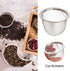 Luxshiny 8Pcs Stainless Steel Tea Strainer Insert, Metal Mesh Infuser for Loose Tea Leaves, Replacement for Teapot