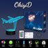 3D OkiyiD Airplane Gifts for Boy, Men, Aircraft Night Light, Gulfstream Illusion Lamp with Remote and Touch Control