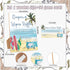 Woukaup Summer 1 50 Diapers Wipes Raffle, Beach Surf Diaper Raffle Tickets for Baby Shower, Wooden Sign with Diaper