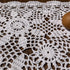 Dcor,15inches(40cm) Hsvanyr White Nightstand Cover Handmade Crochet Lace Table Cloth Doilies Dining Room Mats Table