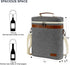 3 Bottle Insulated Wine Tote Carrier Bag - Portable Travel Padded Wine Cooler with Corkscrew Opener