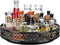 Ovicar Lazy Susan Organizer Turntable, 11 Inch Rotating Spice Rack, Metal Lazy Susan for Kitchen, Black