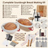 VONATES 40oz Sourdough Bread Baking Supplies, Sourdough Starter Kit, Cotton Rope Banneton Bread Proofing Basket