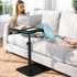 360 11.8" 15.8" 31" Giikin Side Table, Swivel & Height Adjustable TV Trays for Eating on Couch, Sofa Armrest TV Tray