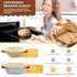 HASHMUST 33 9'' 10" Pcs Sourdough Starter Kit, Sourdough Bread Baking Supplies, Round & Oval Cotton Rope Banneton Bread