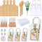 Baby Shower Prizes for Game Winners Bamboo Cheese Board Spoon Fork Butter